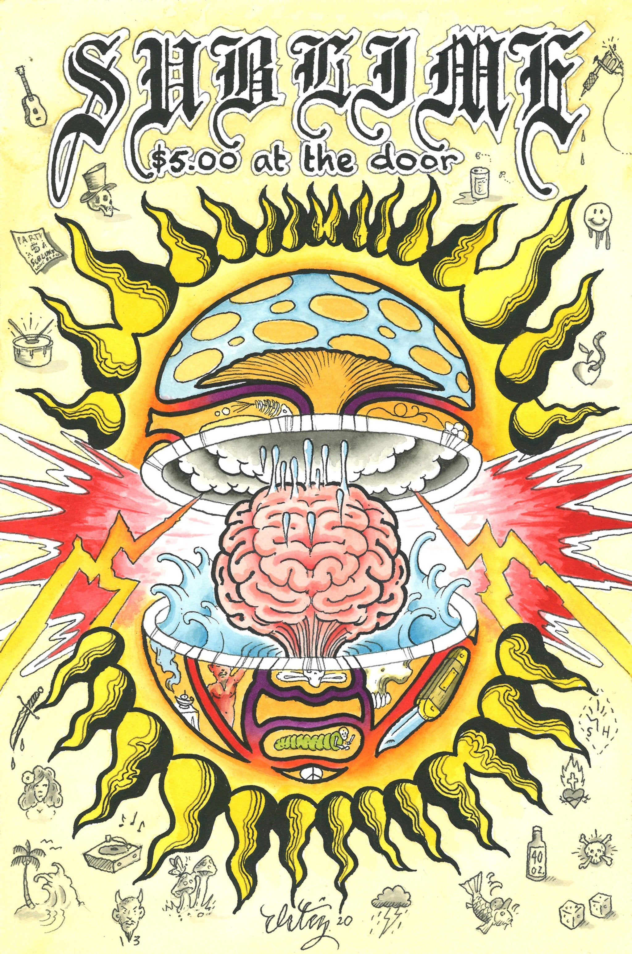 Cover image for Sublime: $5 at the Door (Hardcover) ISBN 9781954928046